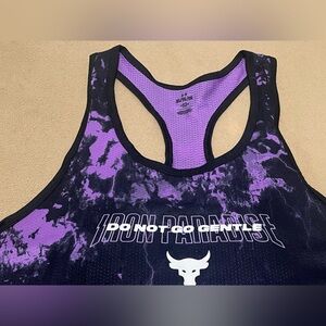 Under Armour Purple and Black Tank Top